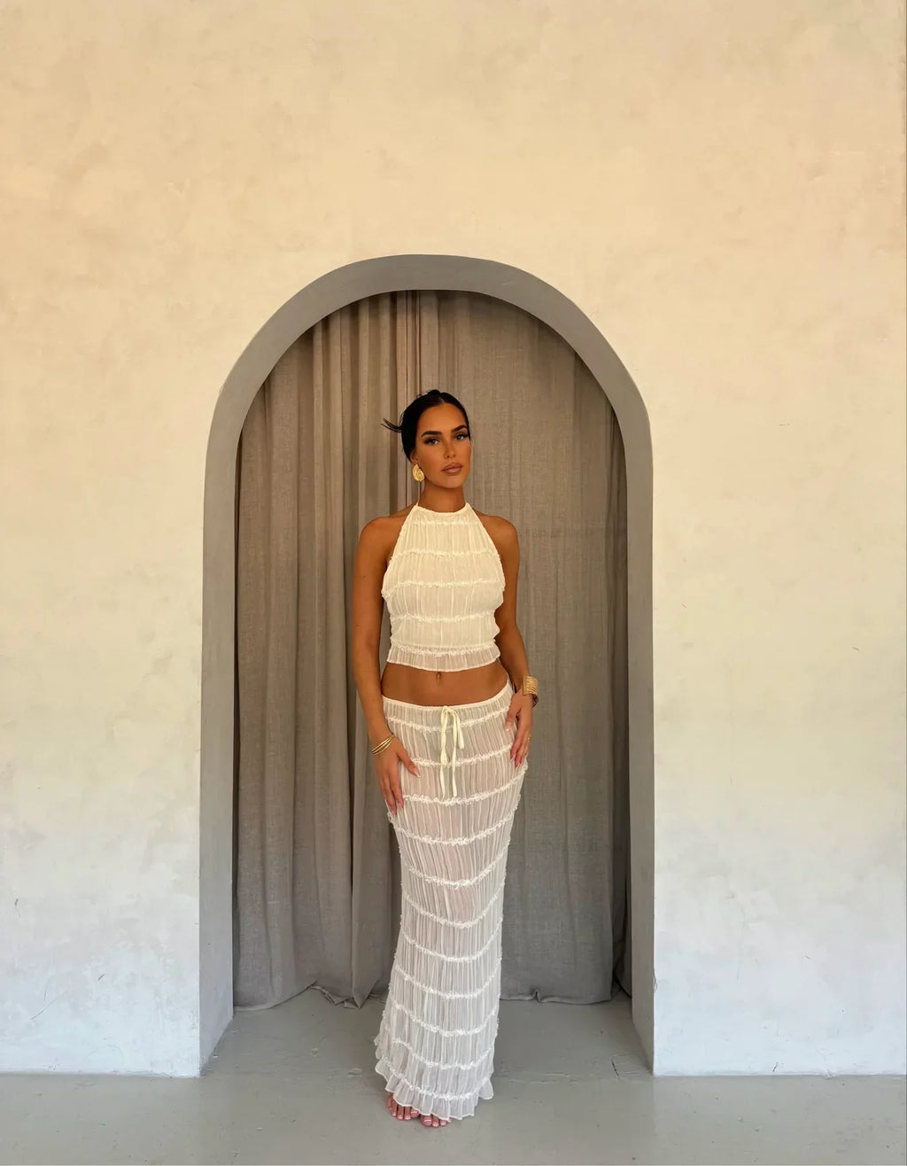 Conjunto Sabina de punto veraniego