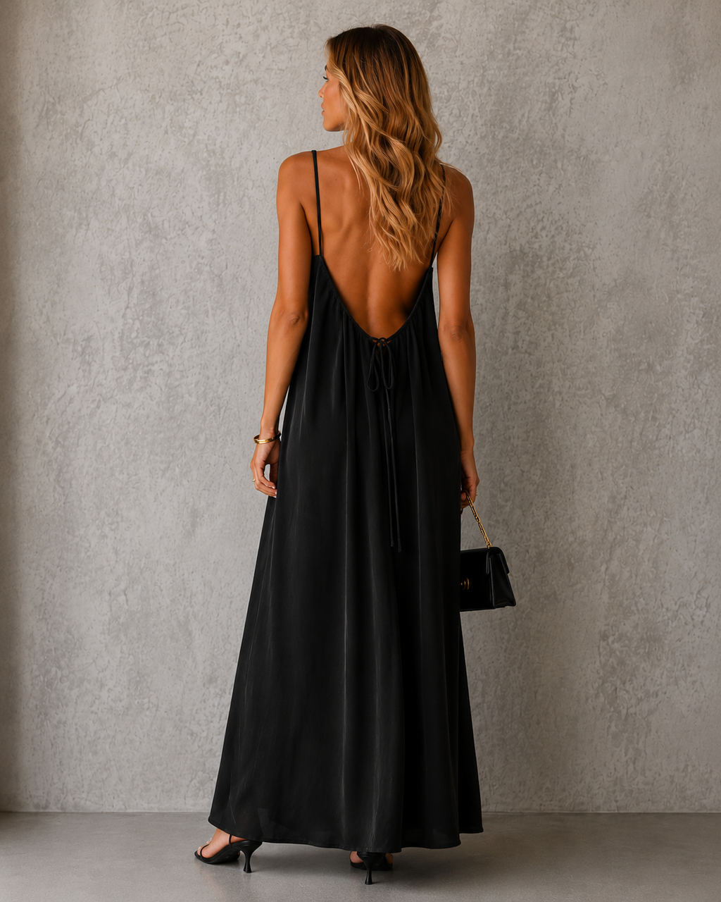 Vestido Nerea Maxi de Espalda Abierta para Mujer