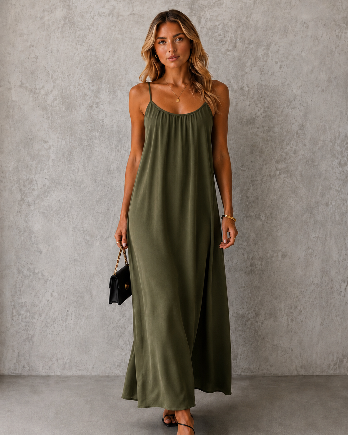 Vestido Nerea Maxi de Espalda Abierta para Mujer