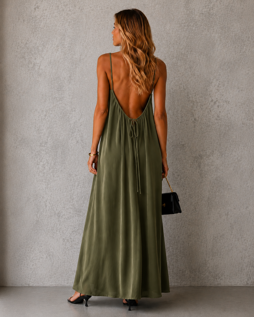 Vestido Nerea Maxi de Espalda Abierta para Mujer