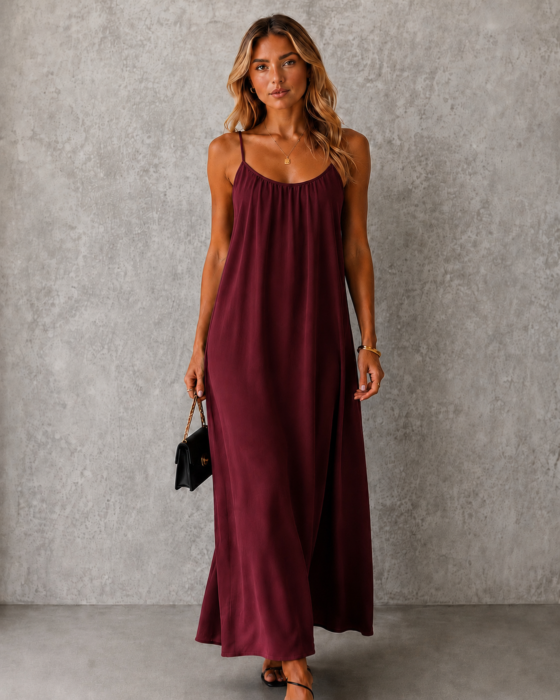 Vestido Nerea Maxi de Espalda Abierta para Mujer