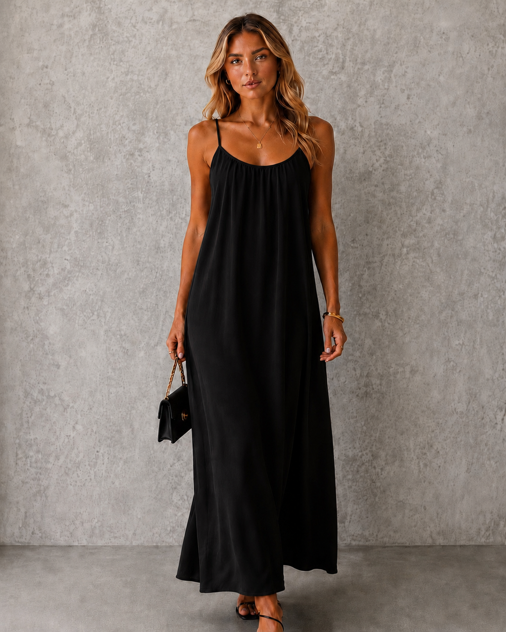 Vestido Nerea Maxi de Espalda Abierta para Mujer
