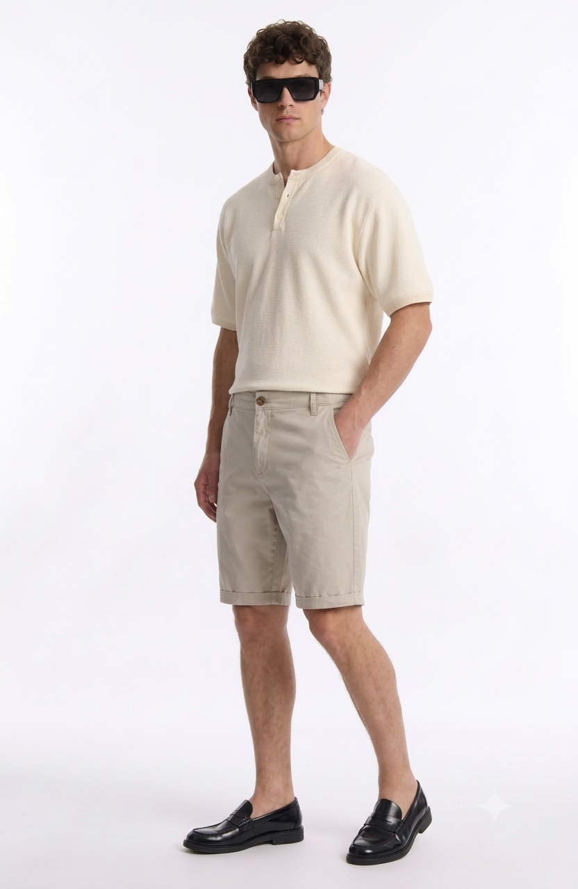 Bermuda Hugo de corte casual