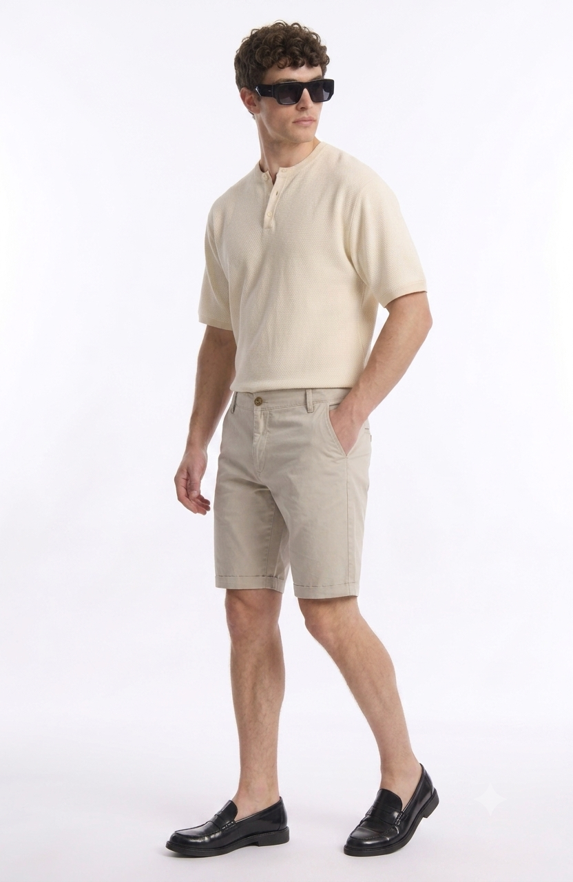 Bermuda Hugo de corte casual