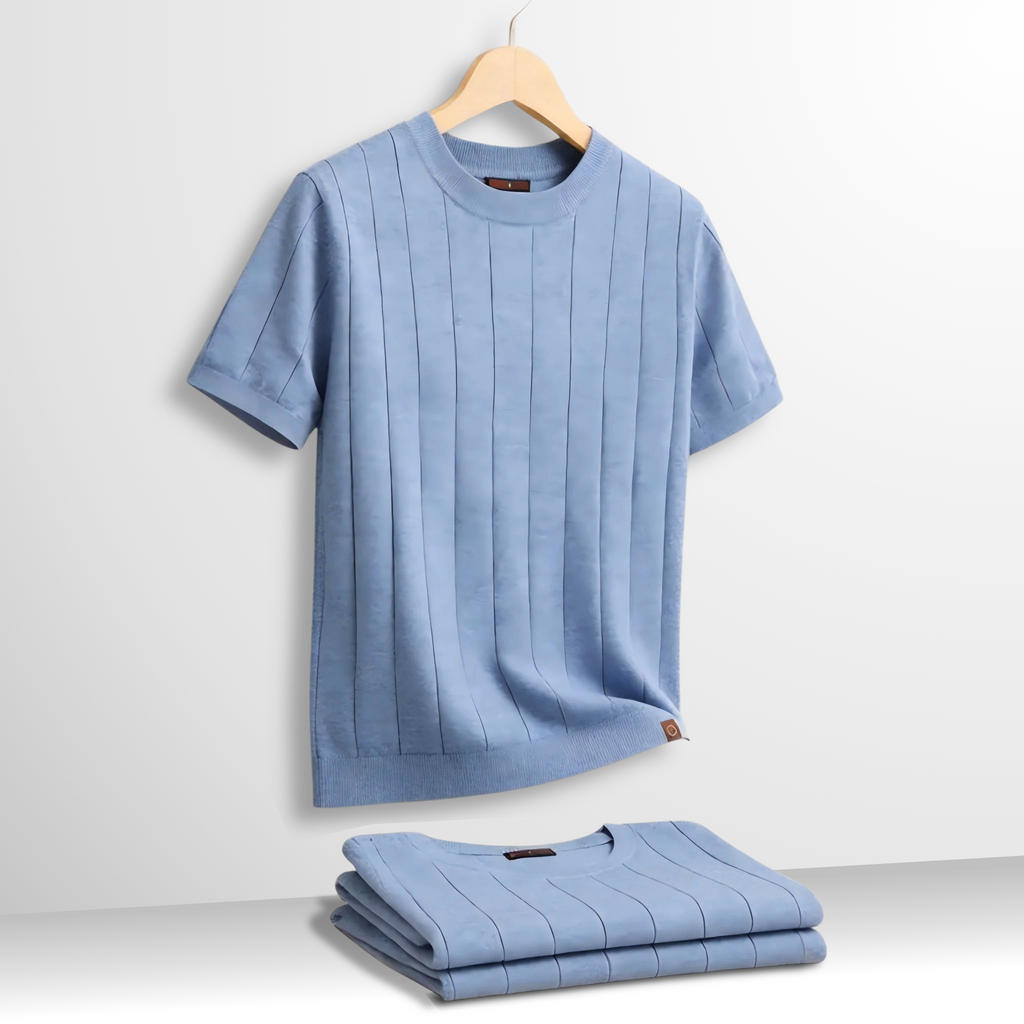 Camiseta Luca de punto acanalado