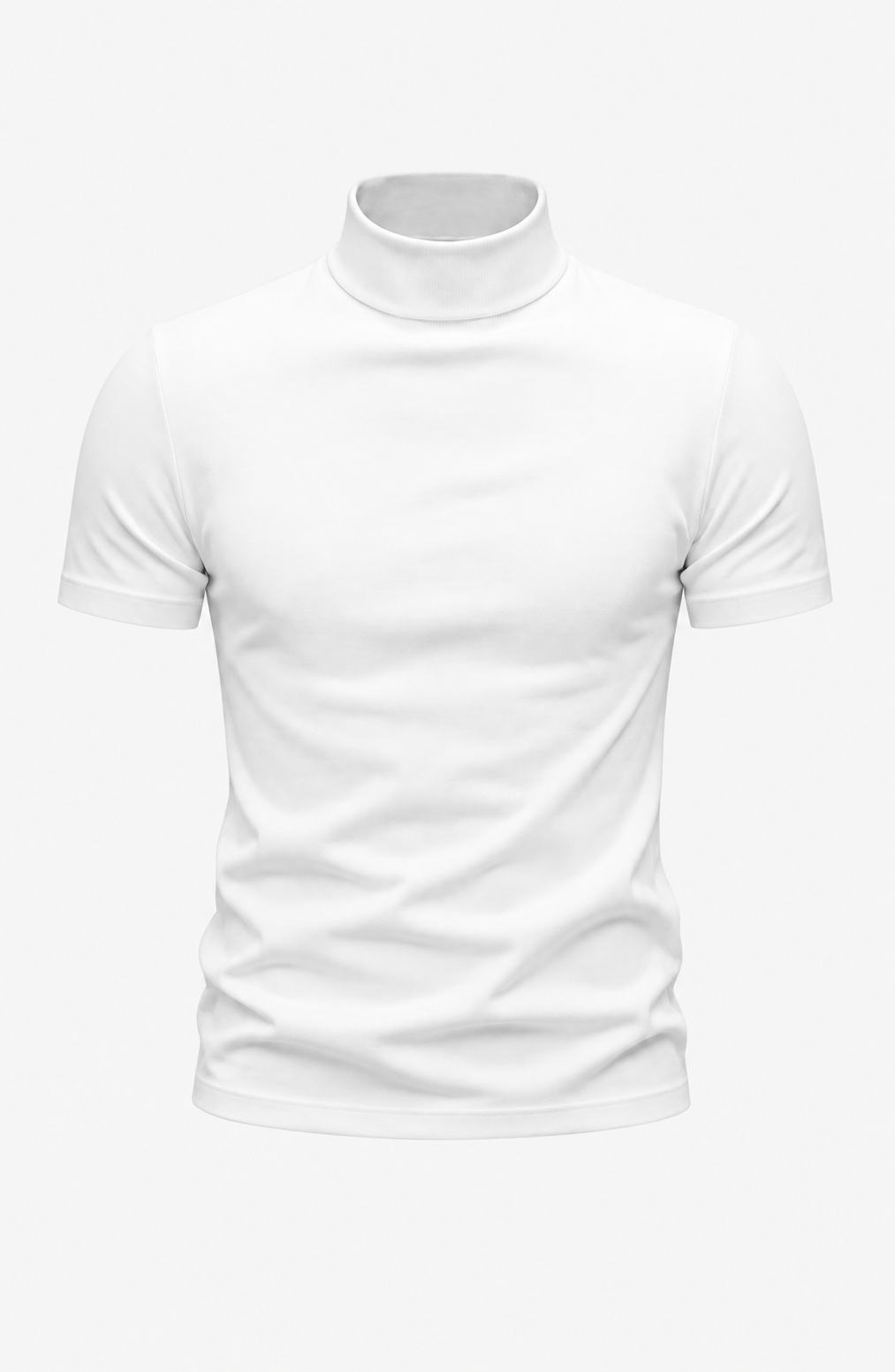 Camiseta Juan Carlos de Cuello Alto Ajustado