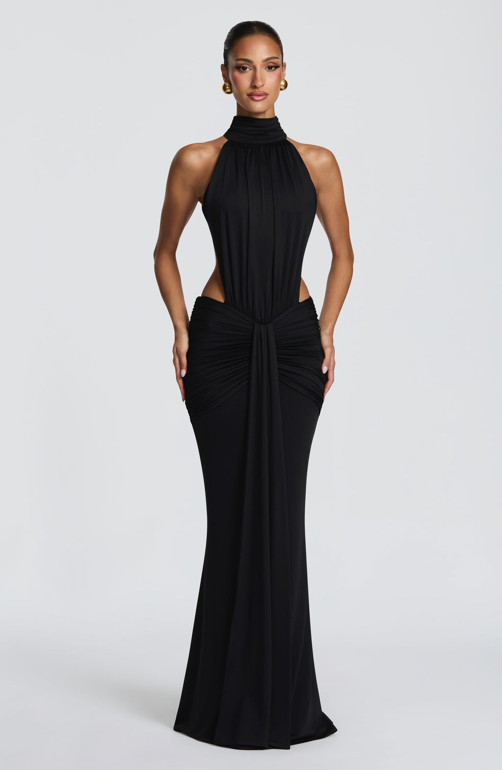 Thekla Maxi Dress - Plum Brown