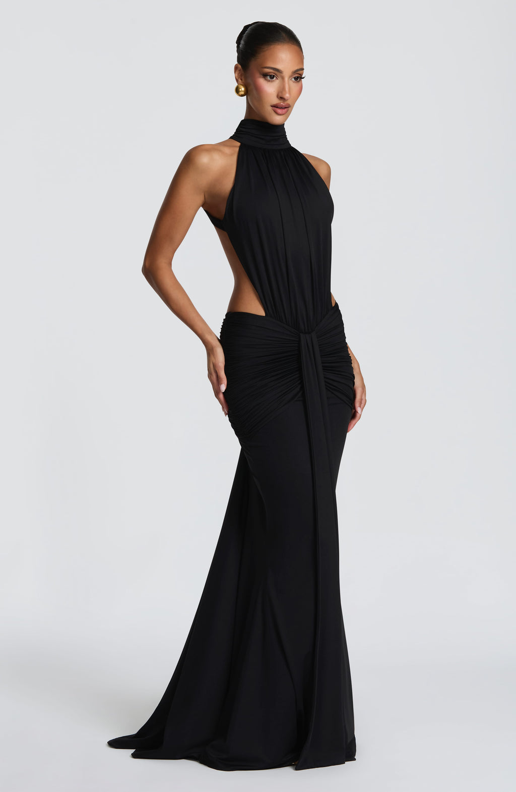 Thekla Maxi Dress - Plum Brown