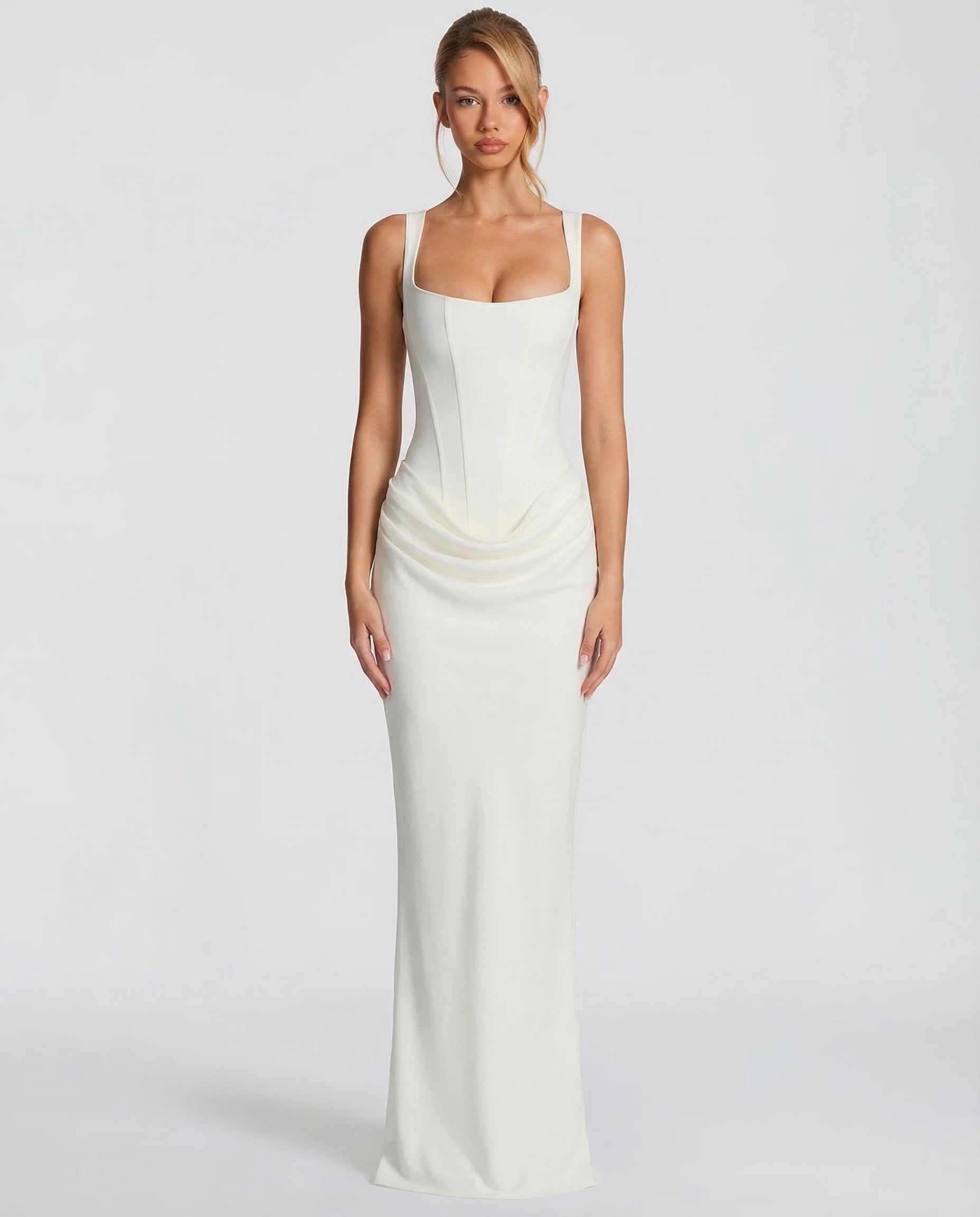 Vestido Maxi Aria Esculpido