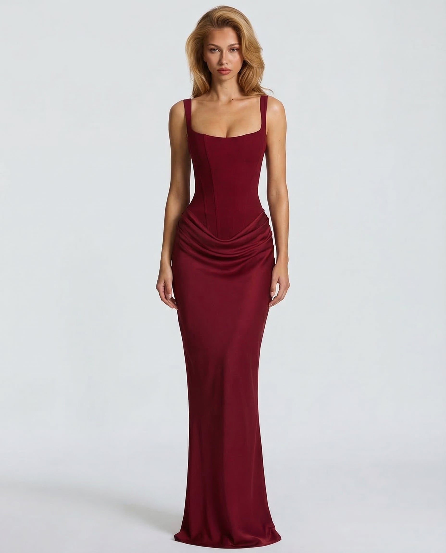 Vestido Maxi Aria Esculpido