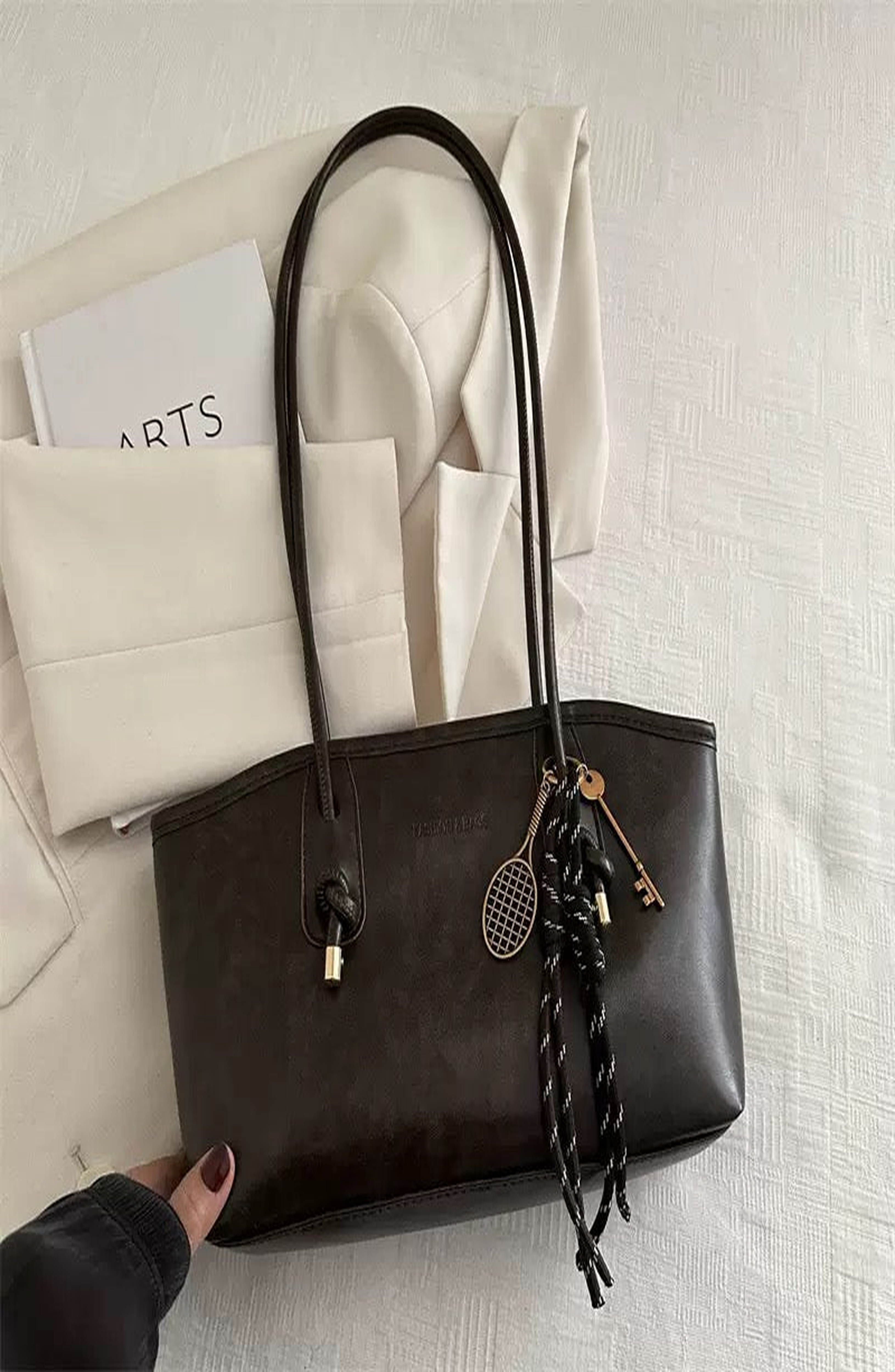 Bolso Camila de hombro con efecto piel