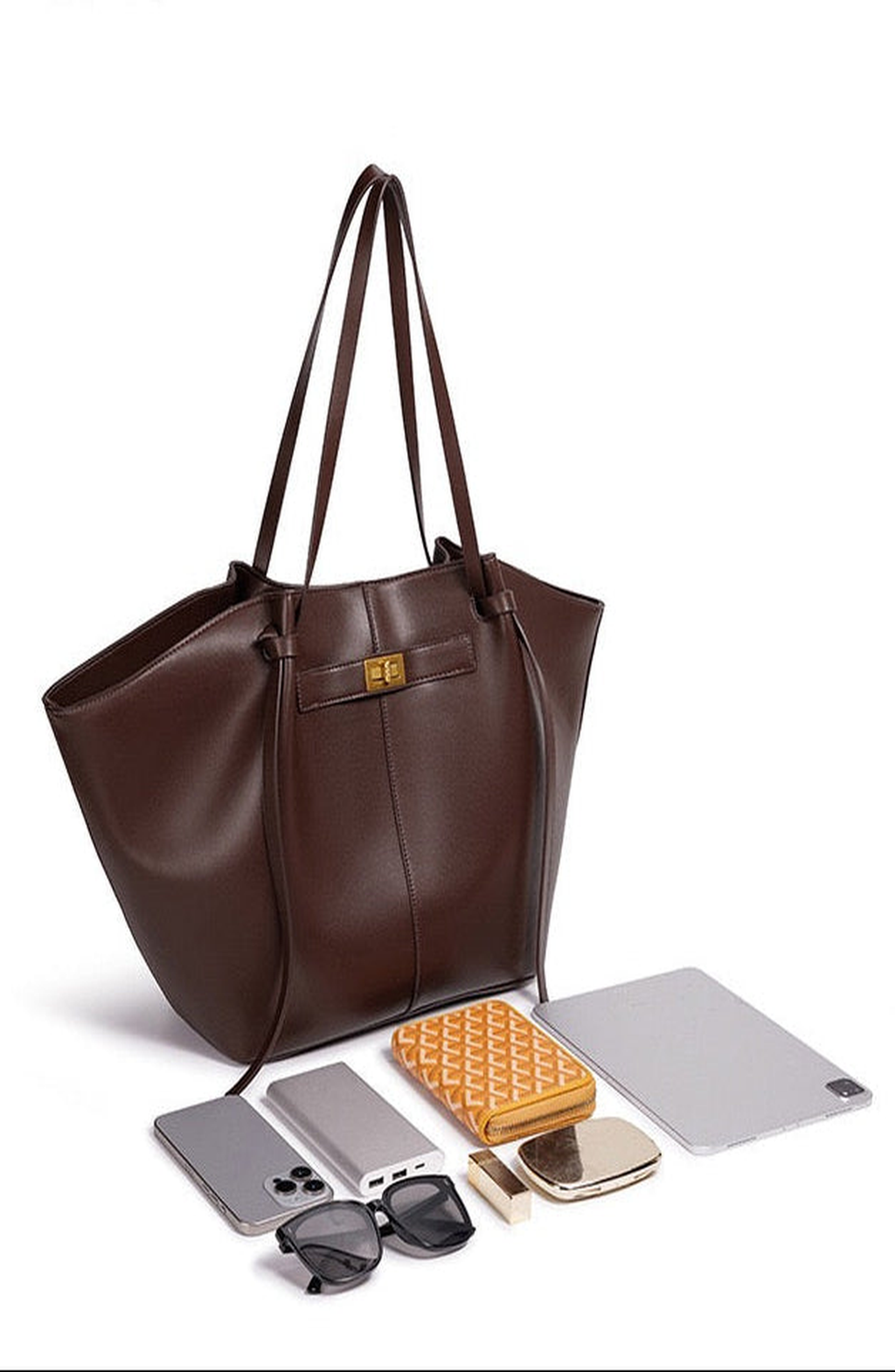Bolso Valentina shopper de hombro con gran capacidad