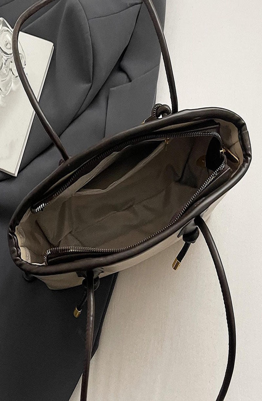 Bolso Camila de hombro con efecto piel