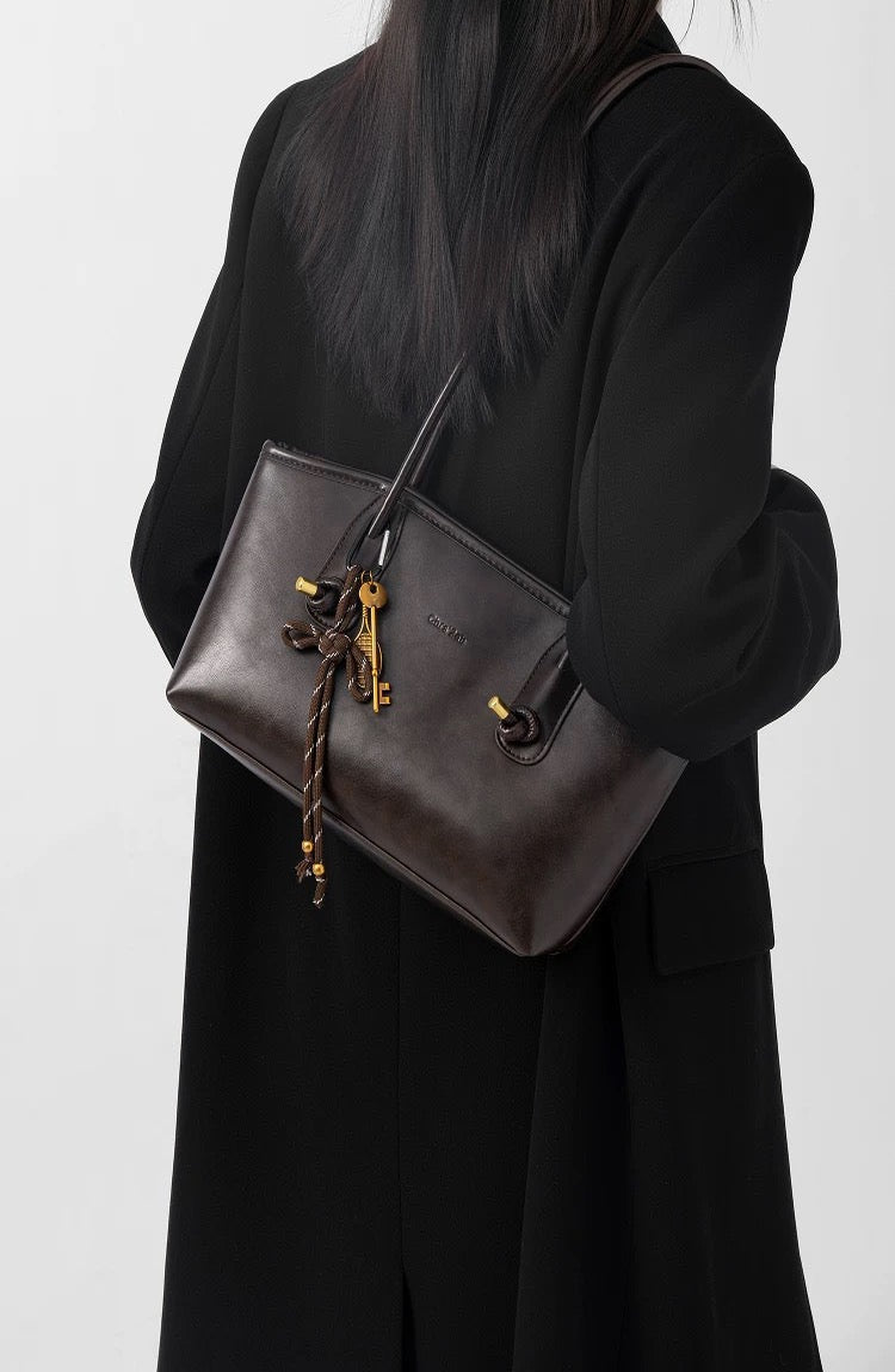 Bolso Camila de hombro con efecto piel