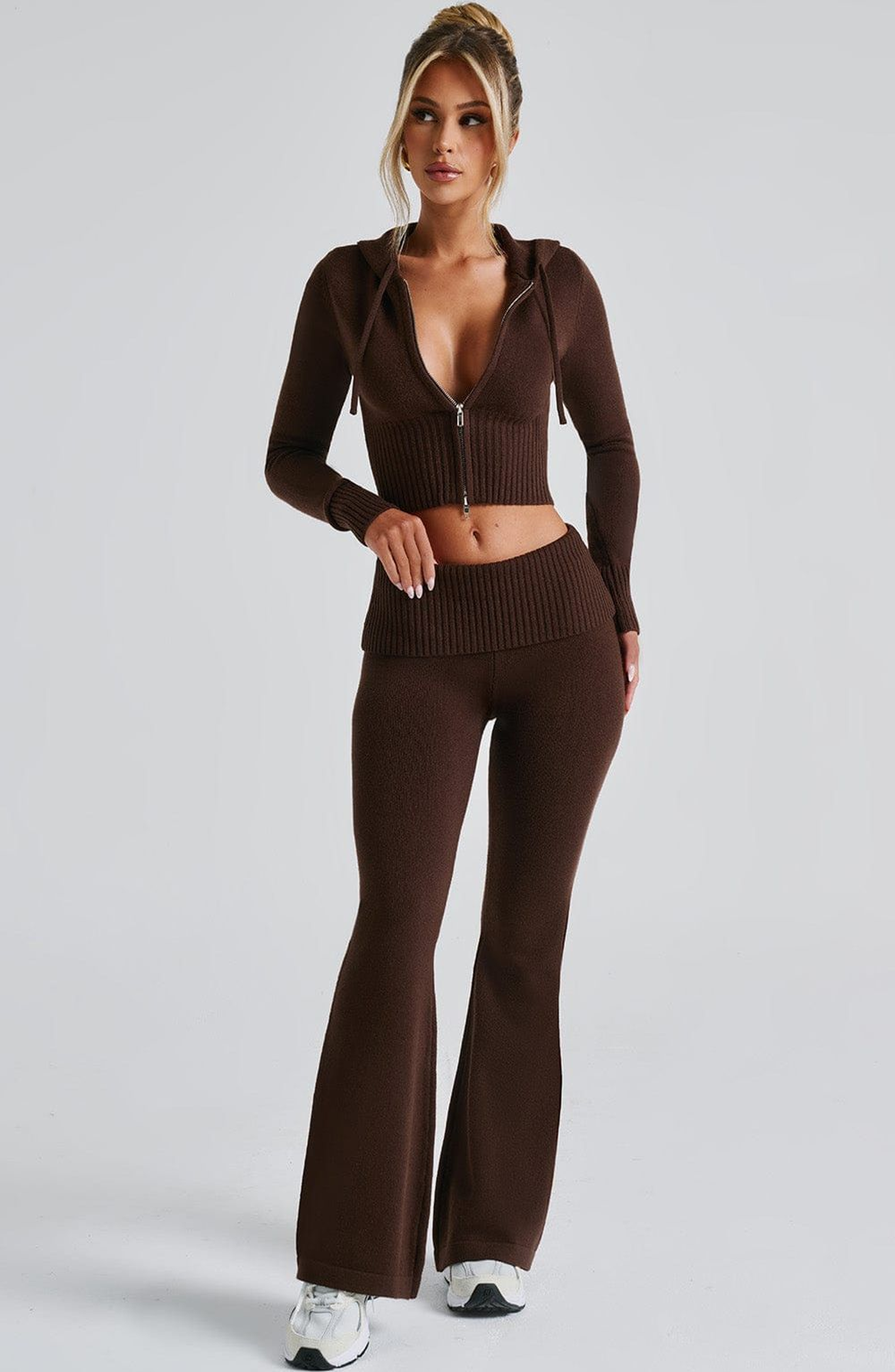 Conjunto Valeria de punto acanalado