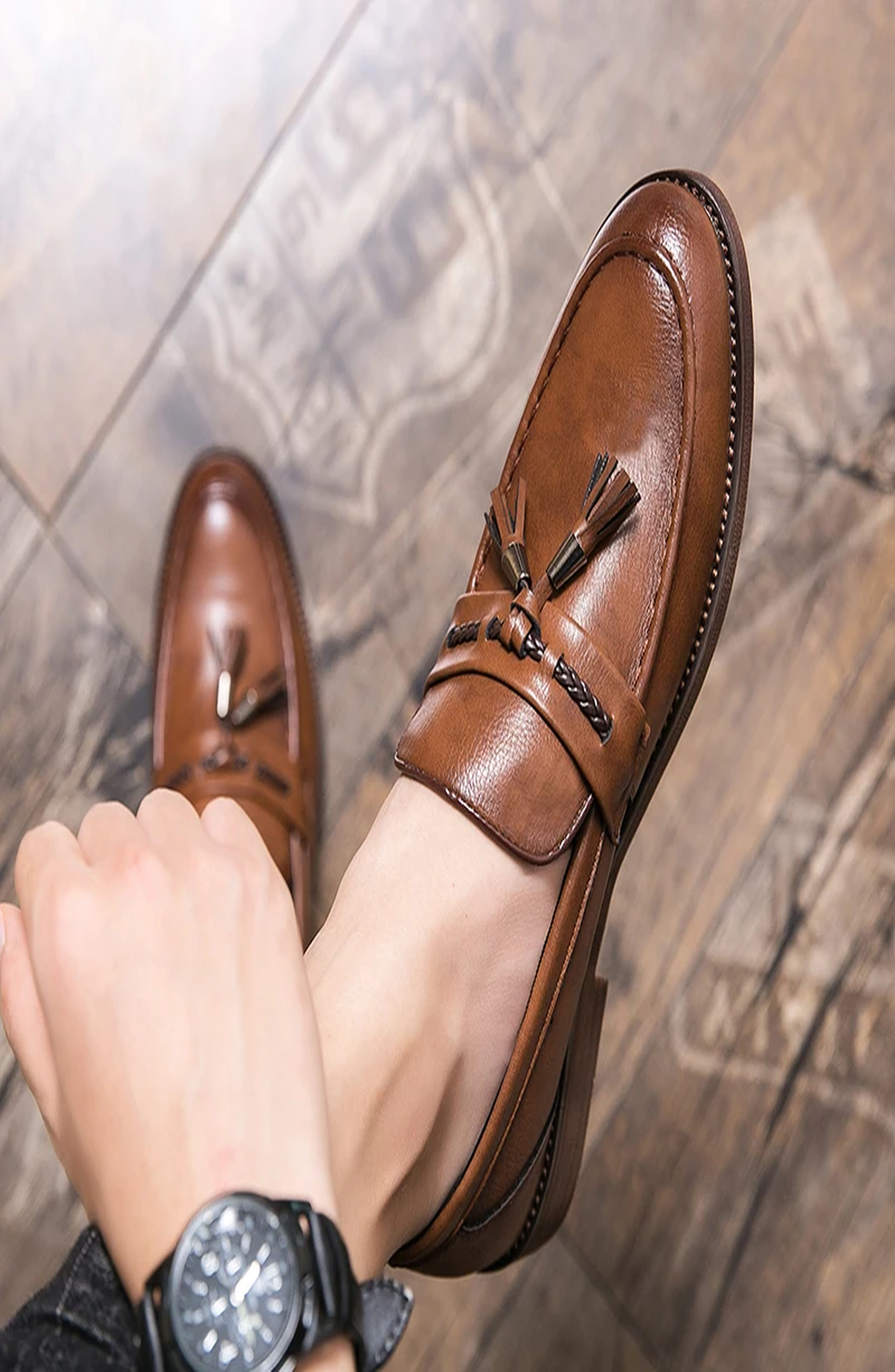 Mocasines Dante con borlas