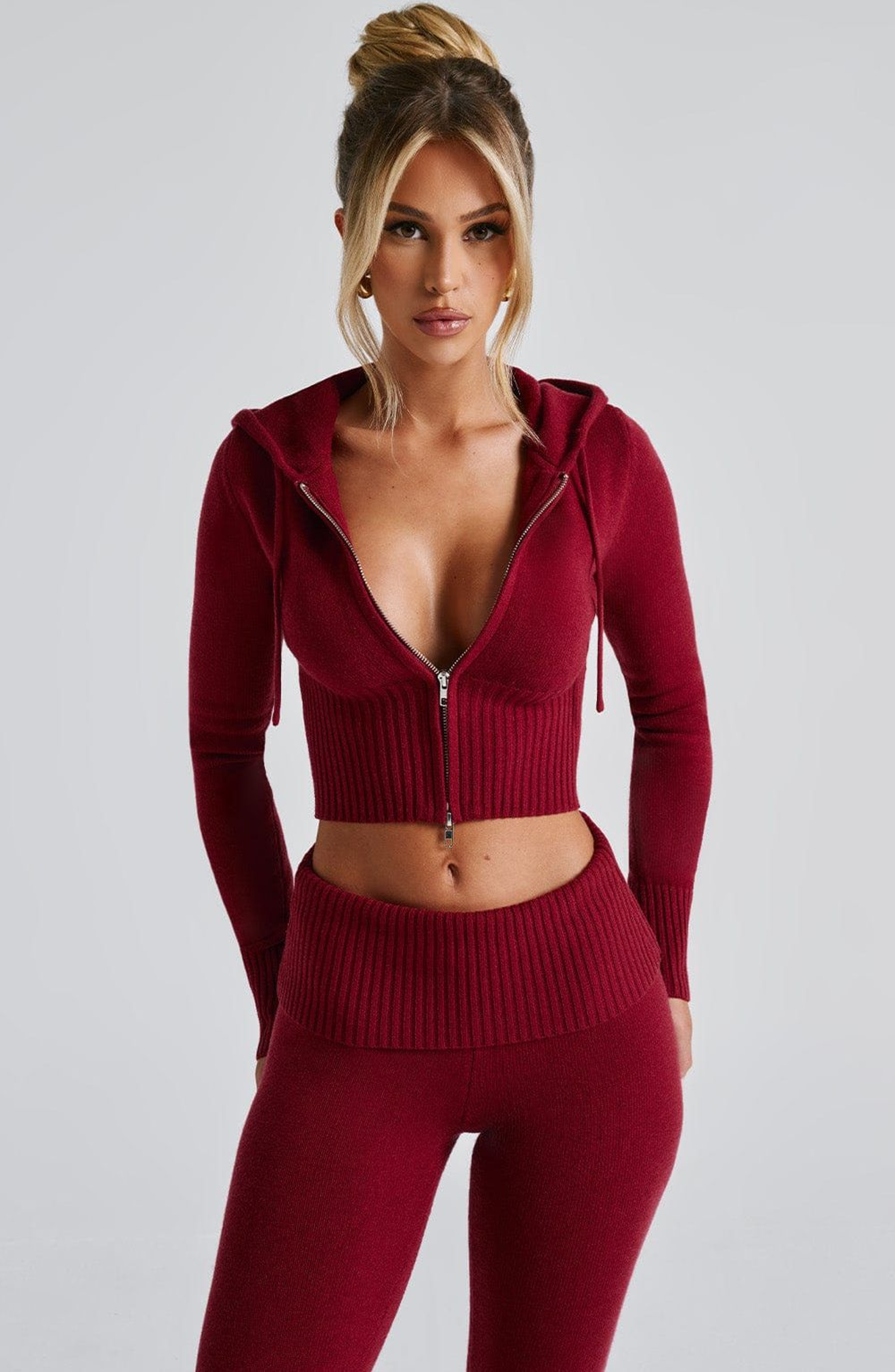 Conjunto Valeria de punto acanalado