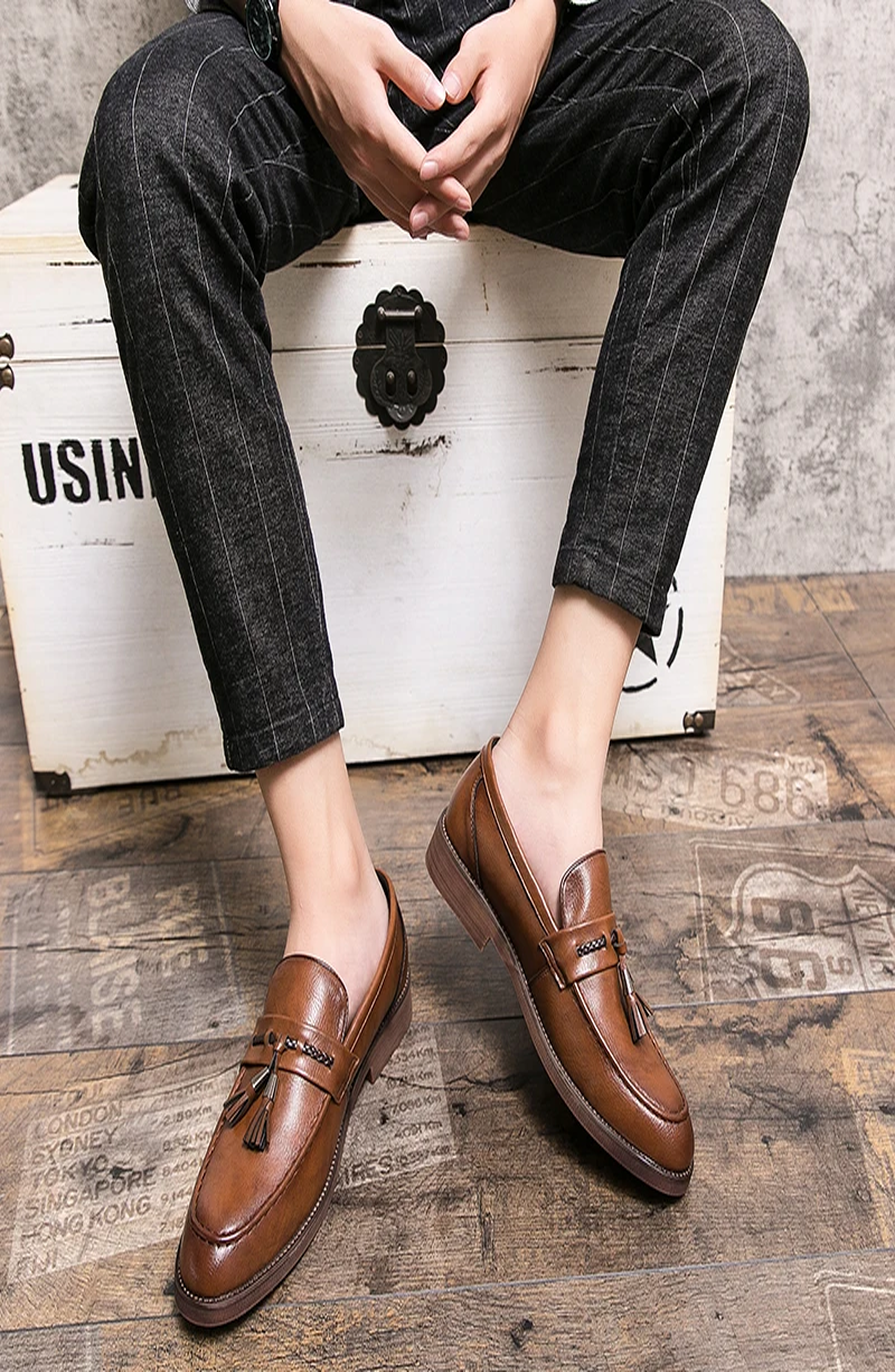 Mocasines Dante con borlas