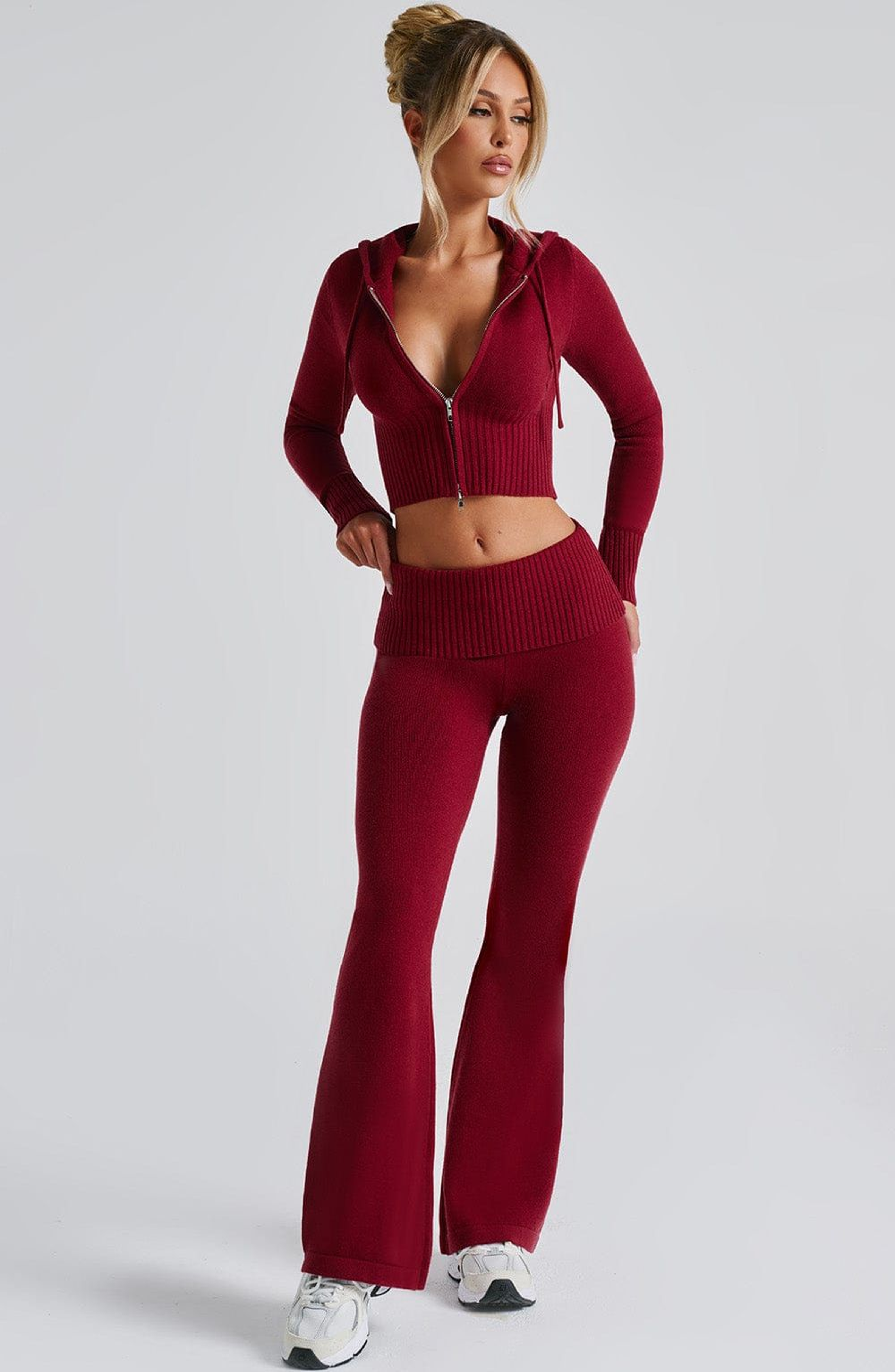 Conjunto Valeria de punto acanalado