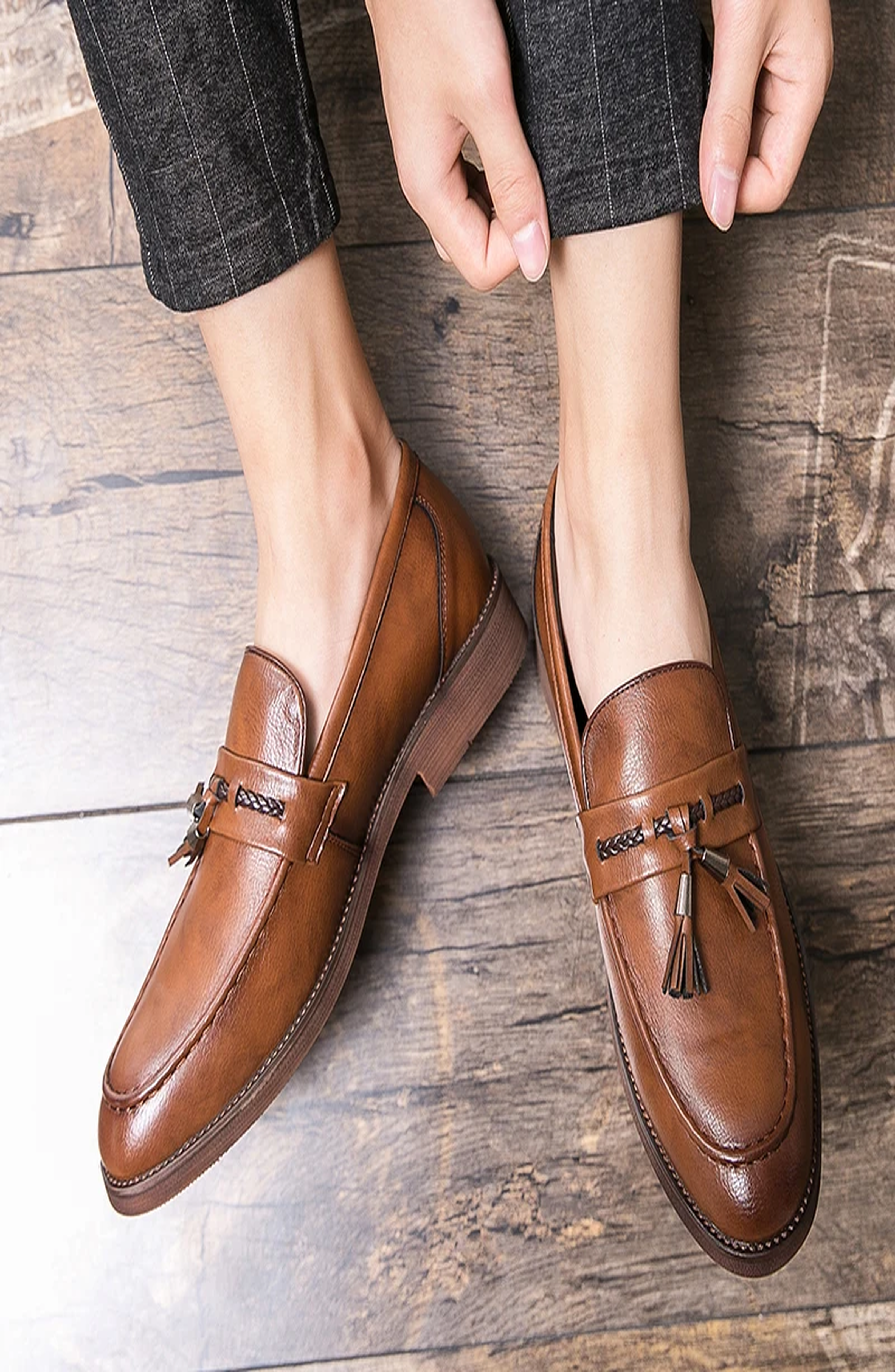 Mocasines Dante con borlas
