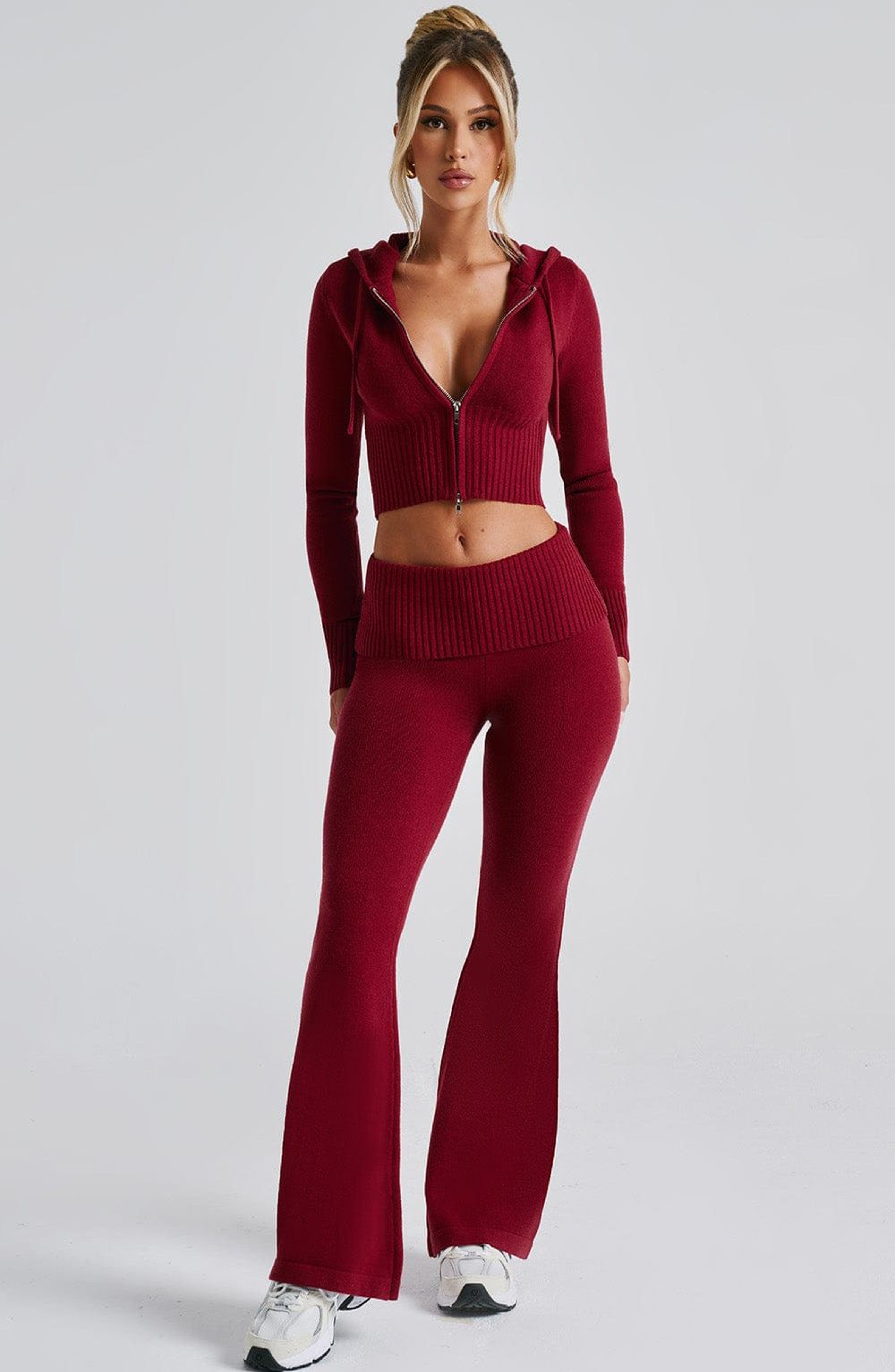 Conjunto Valeria de punto acanalado