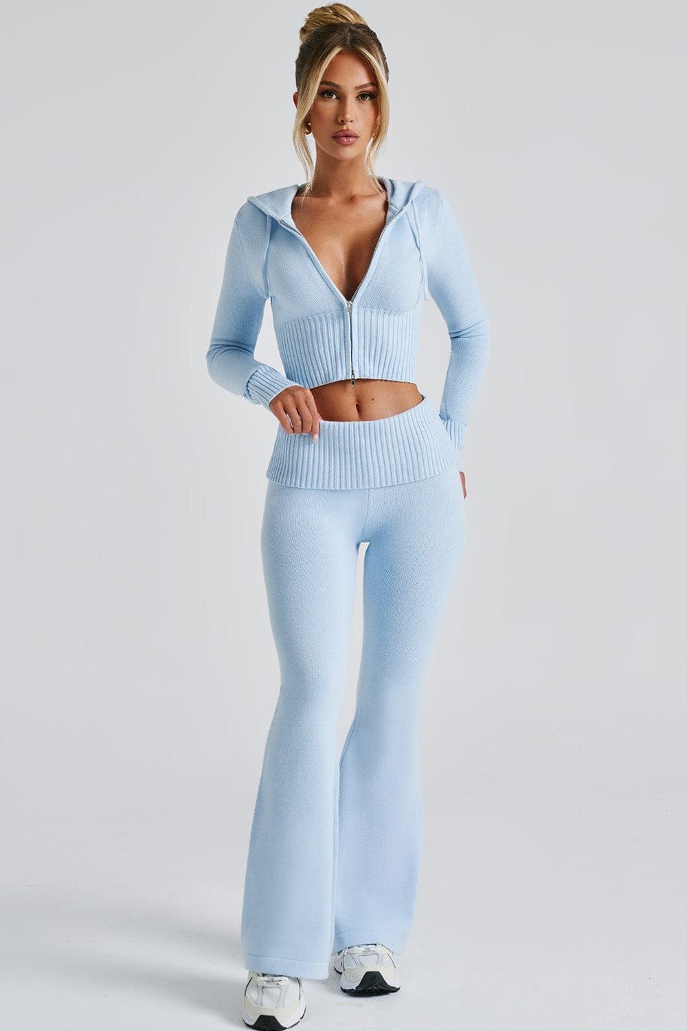 Conjunto Valeria de punto acanalado