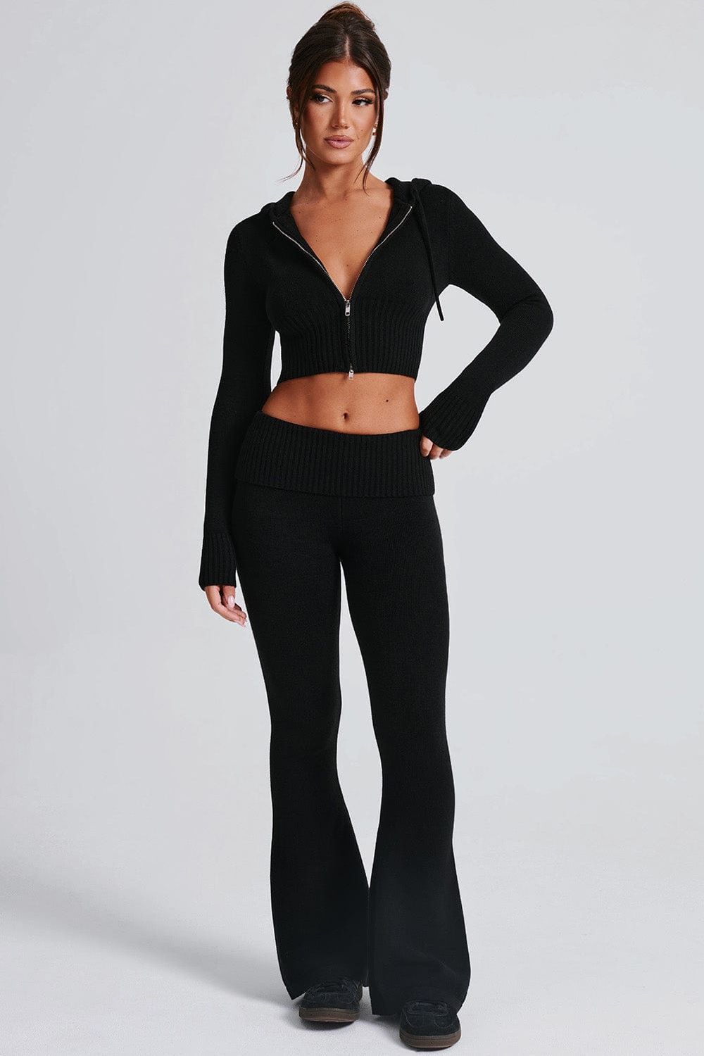 Conjunto Valeria de punto acanalado