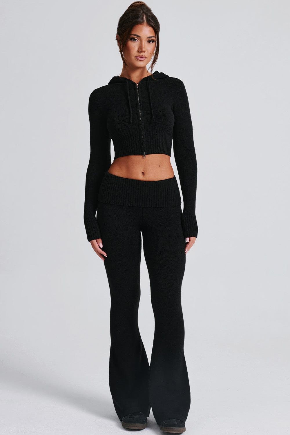Conjunto Valeria de punto acanalado