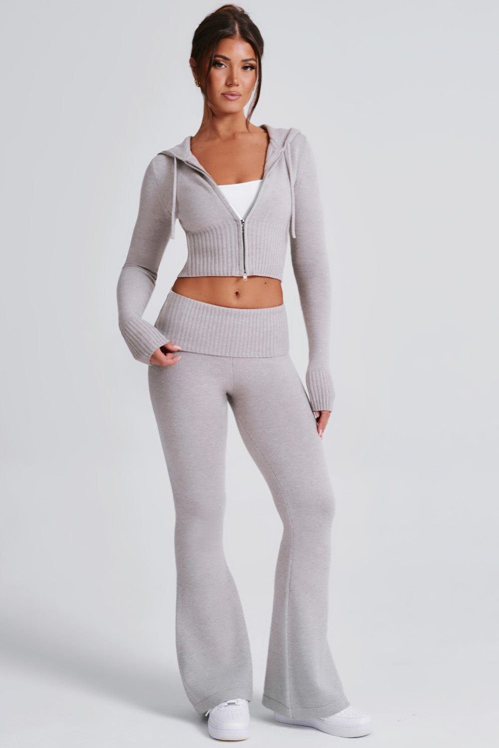 Conjunto Valeria de punto acanalado