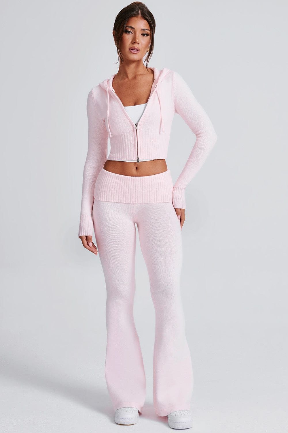 Conjunto Valeria de punto acanalado