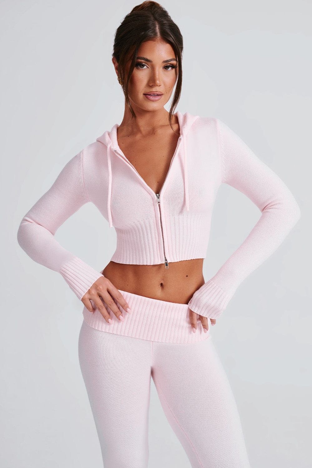 Conjunto Valeria de punto acanalado
