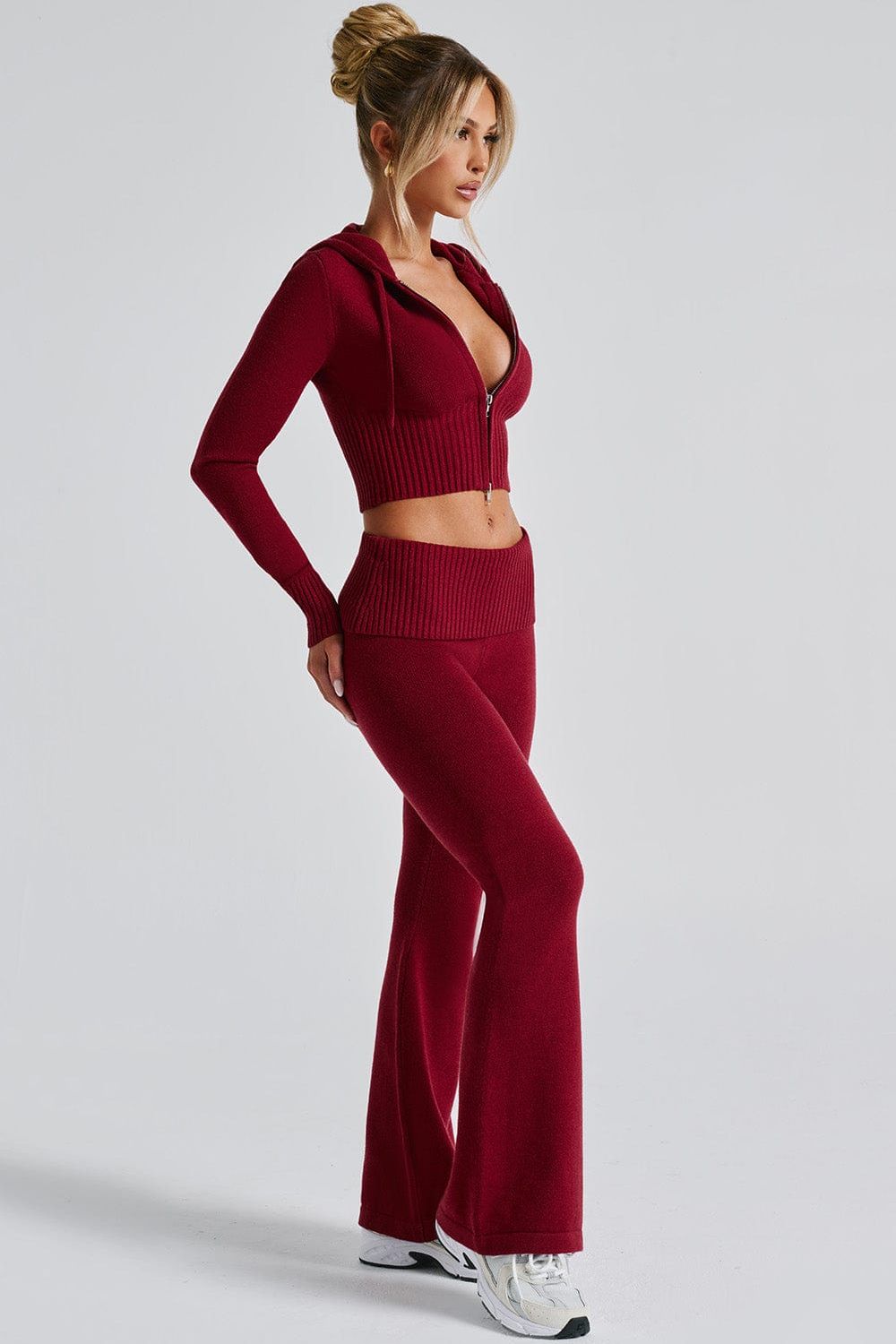 Conjunto Valeria de punto acanalado