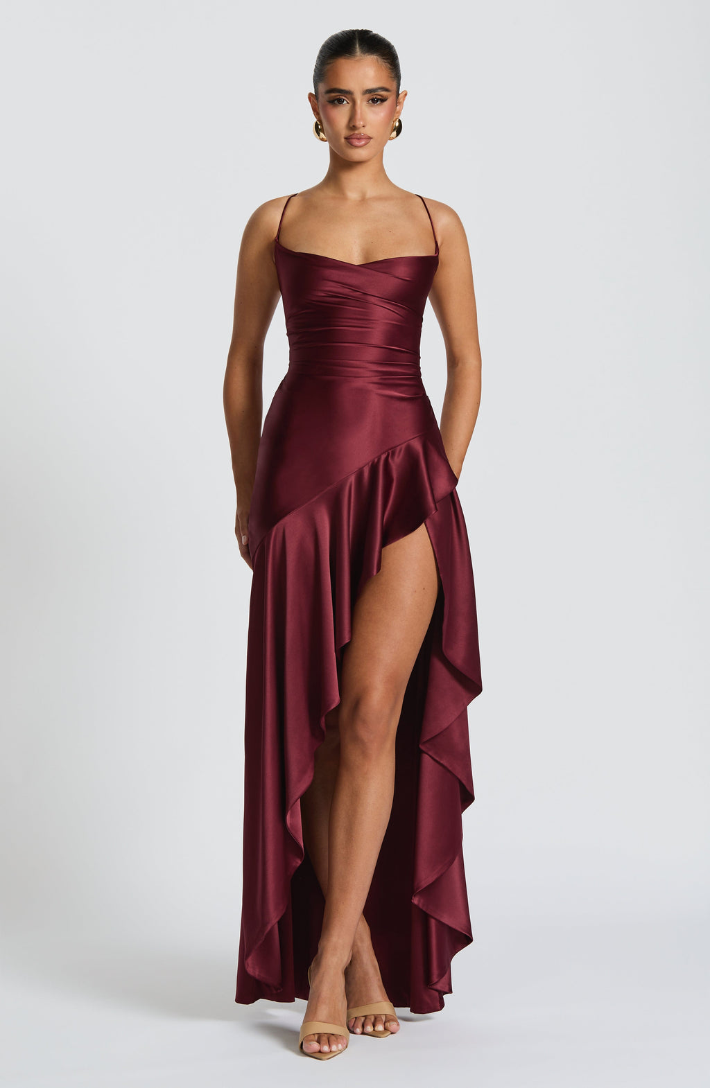Vestido Daniela de corte asimétrico