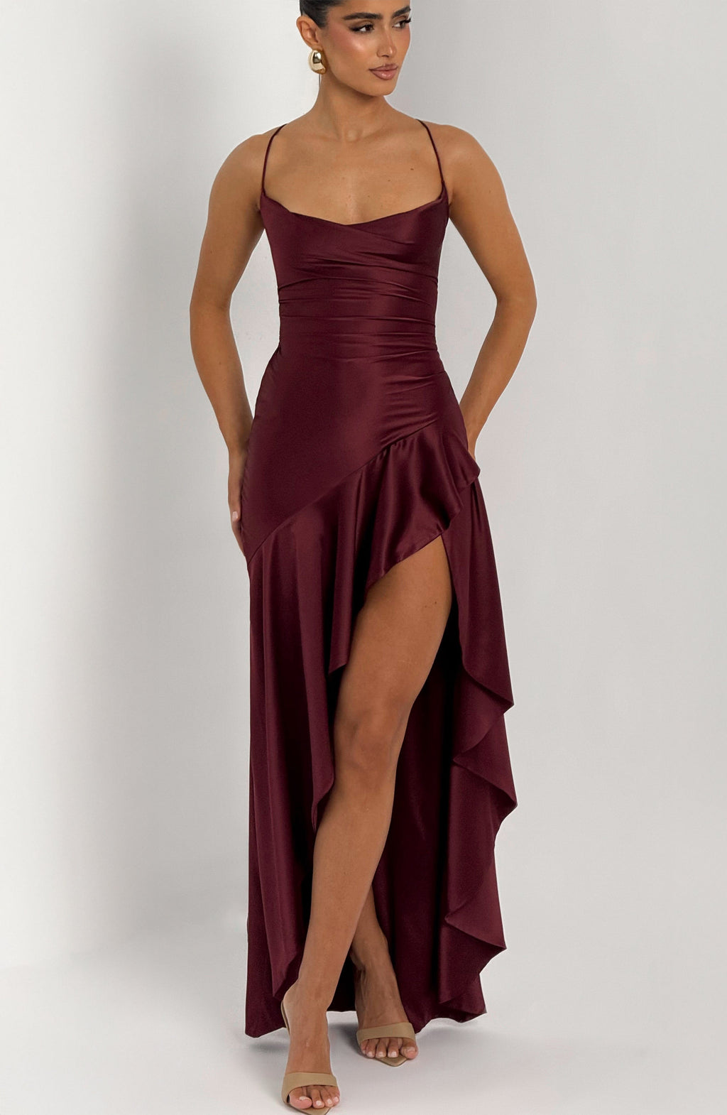 Vestido Daniela de corte asimétrico