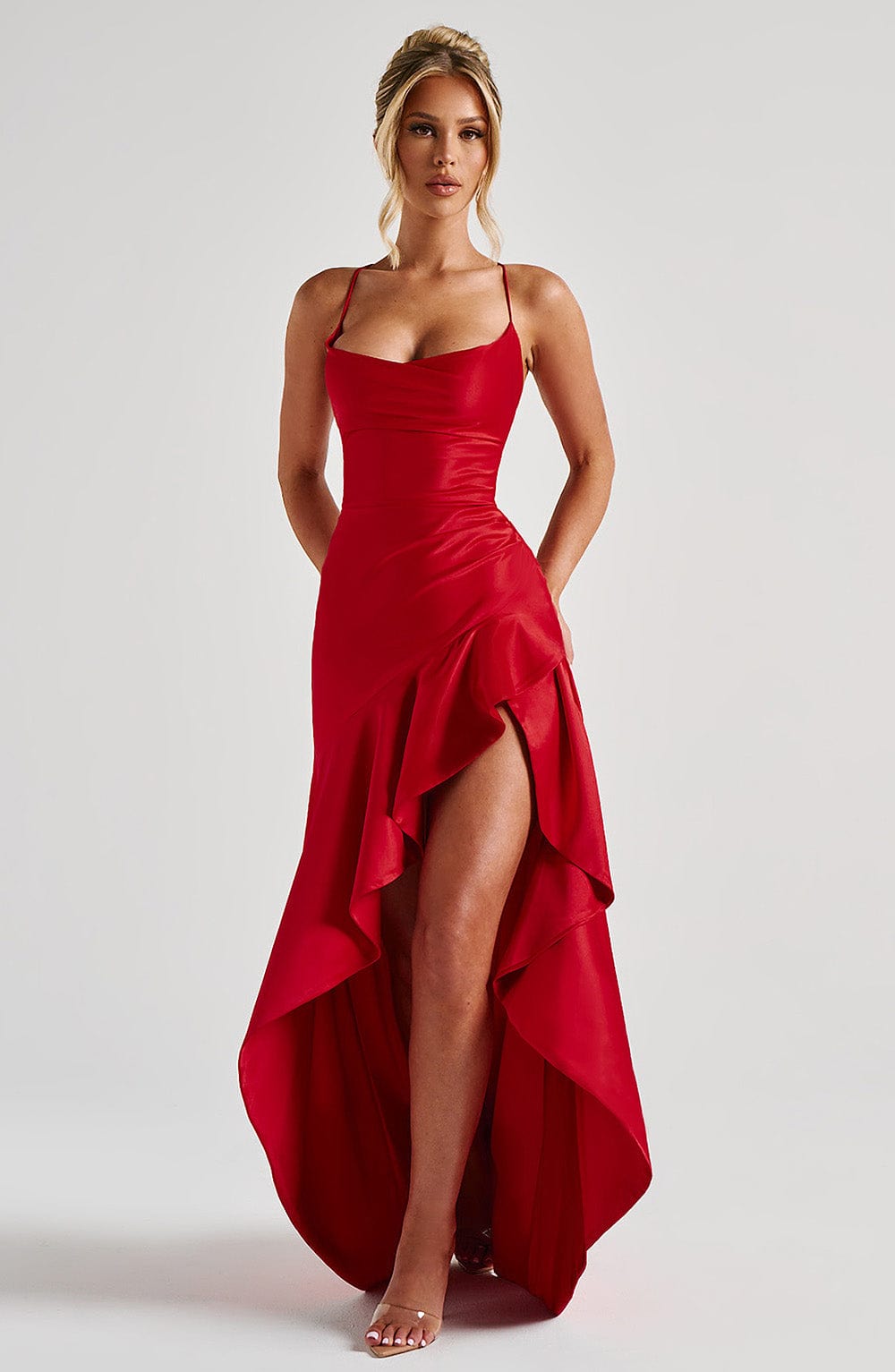 Vestido Daniela de corte asimétrico
