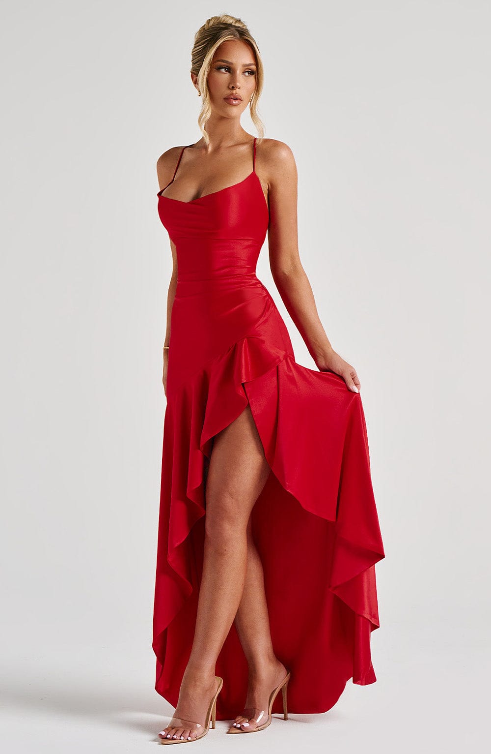 Vestido Daniela de corte asimétrico