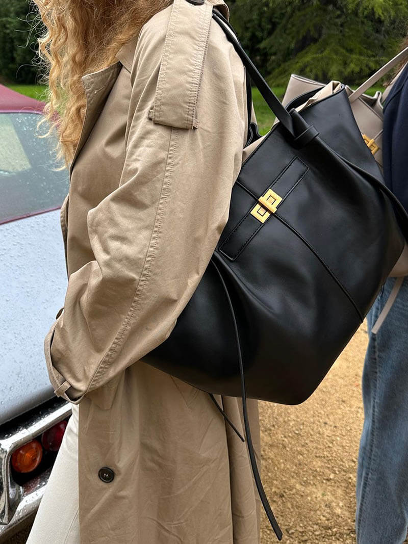 Bolso Valentina shopper de hombro con gran capacidad