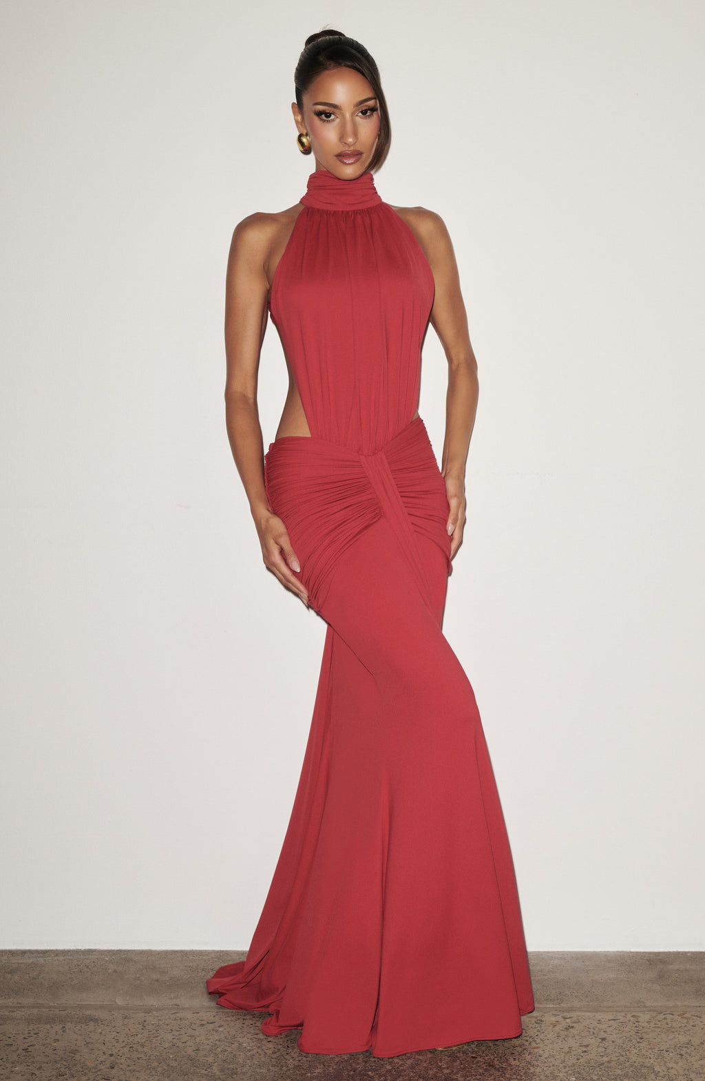 Vestido Valeria de cuello alto