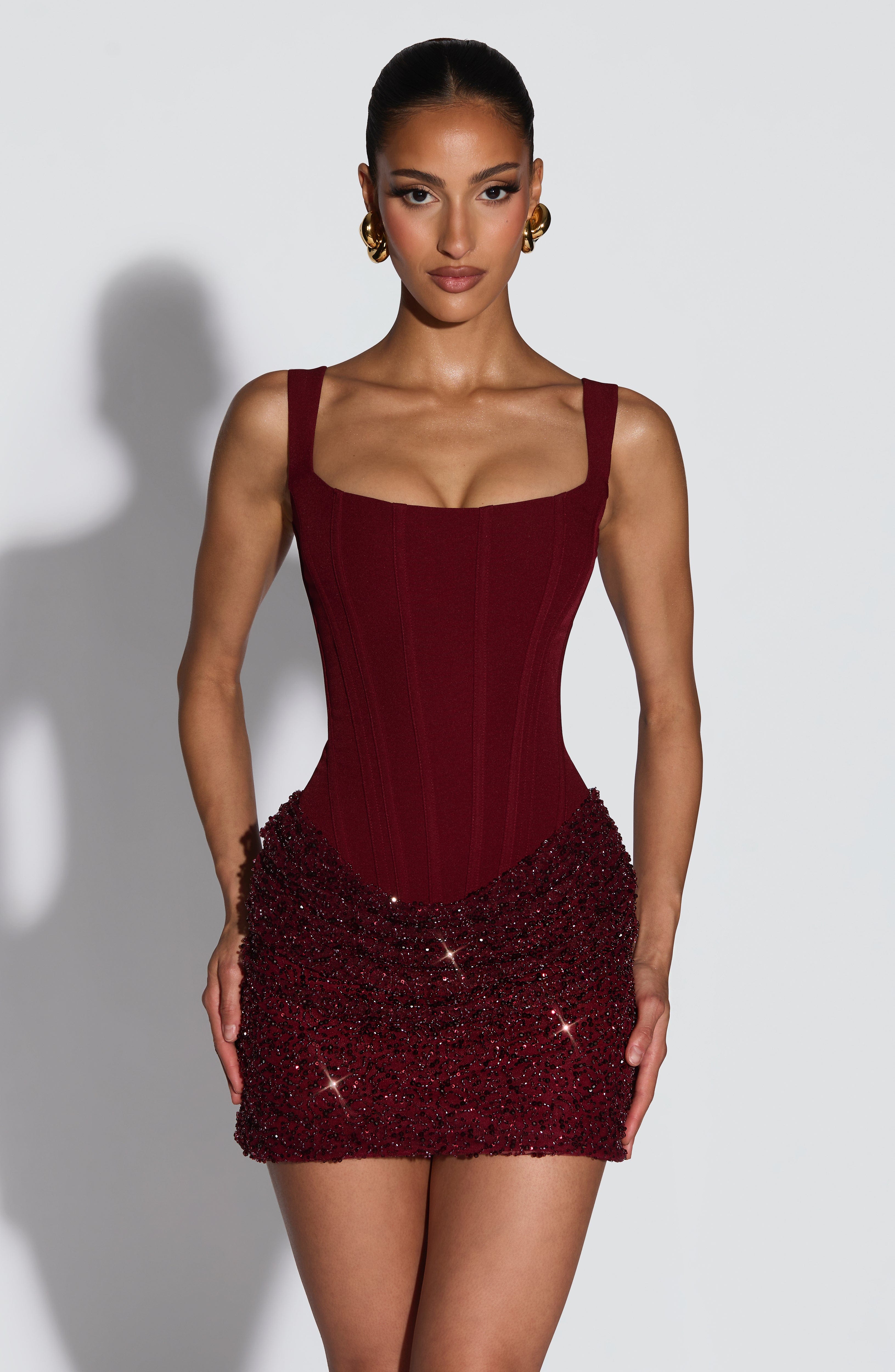 Vestido Valentina de escote cuadrado